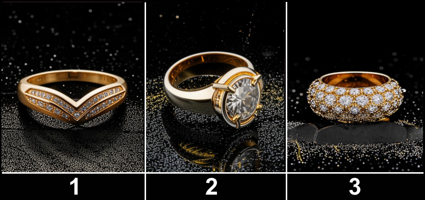 Выберите кольцо 