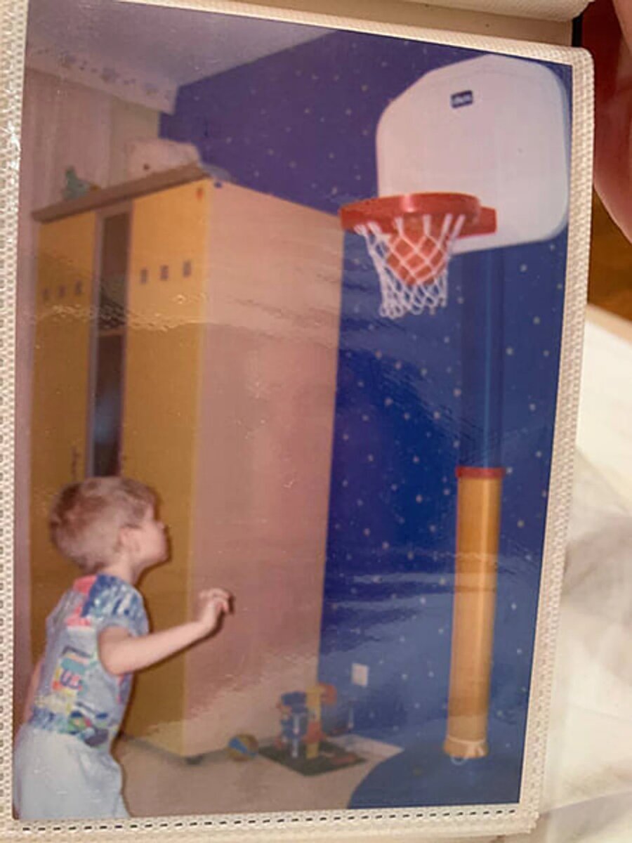 Савков-младший с детства приучился любить баскетбол