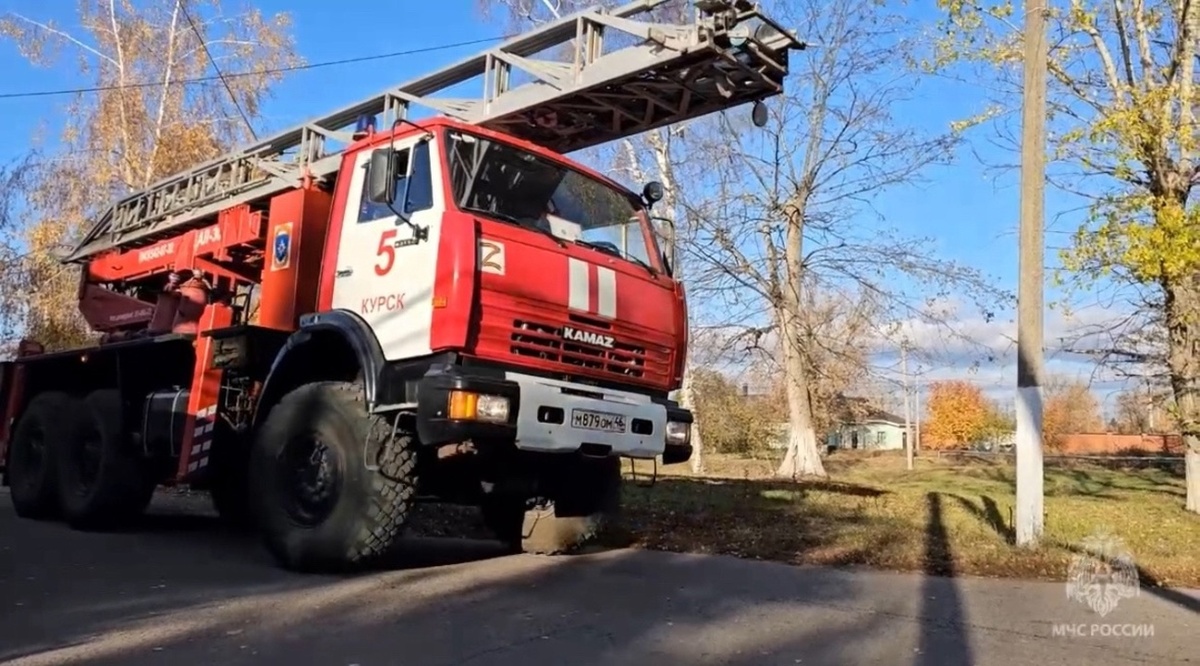    В Курском районе прошли плановые пожарные учения в противотуберкулезном диспансере