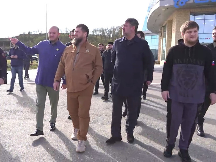 Кадр видео Telegram-канала Рамзана Кадырова