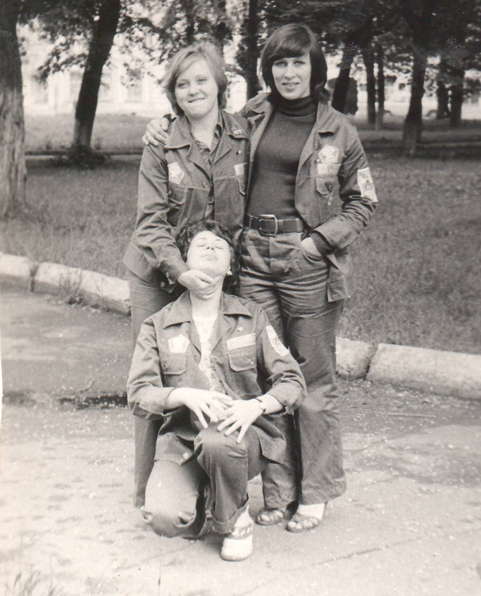 Стройотряд "Славяне". Вышний Волочек. 1980г.