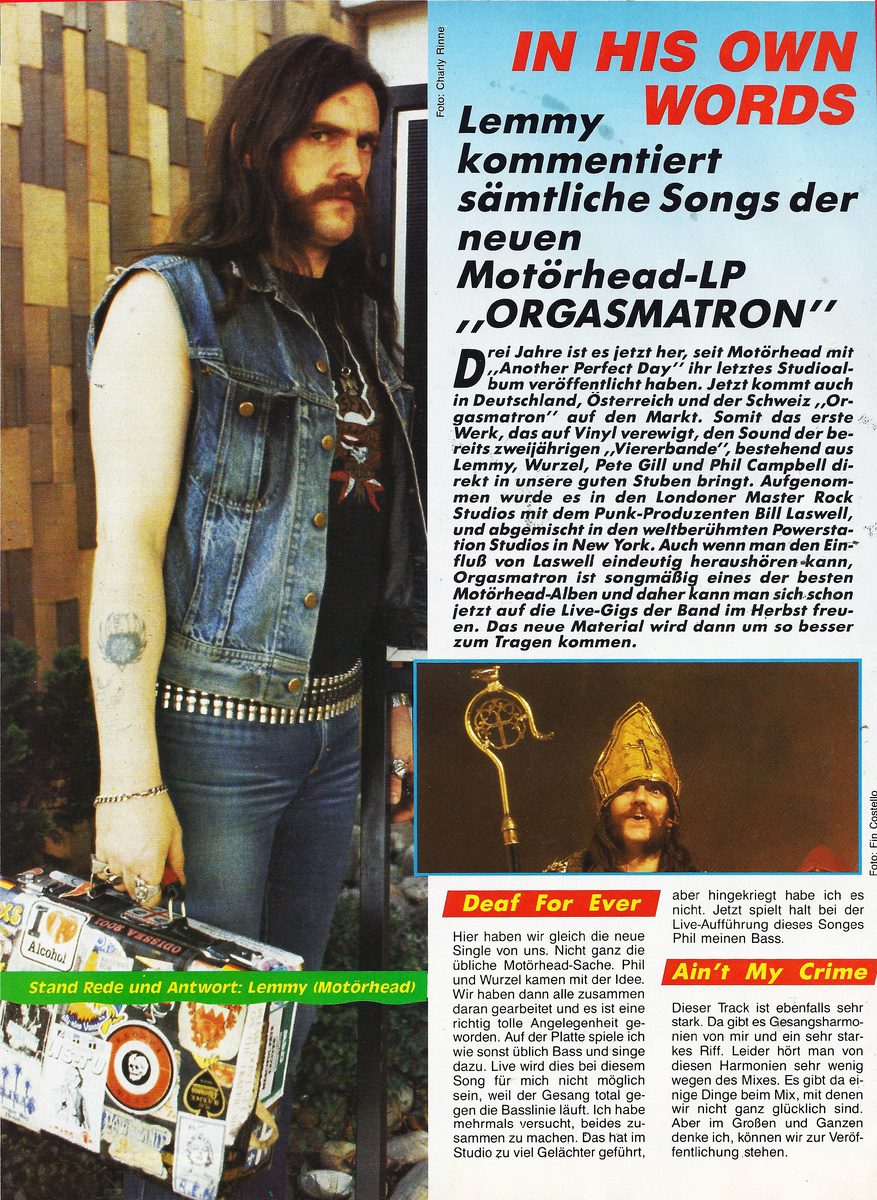 Страница журнала Metal Hammer