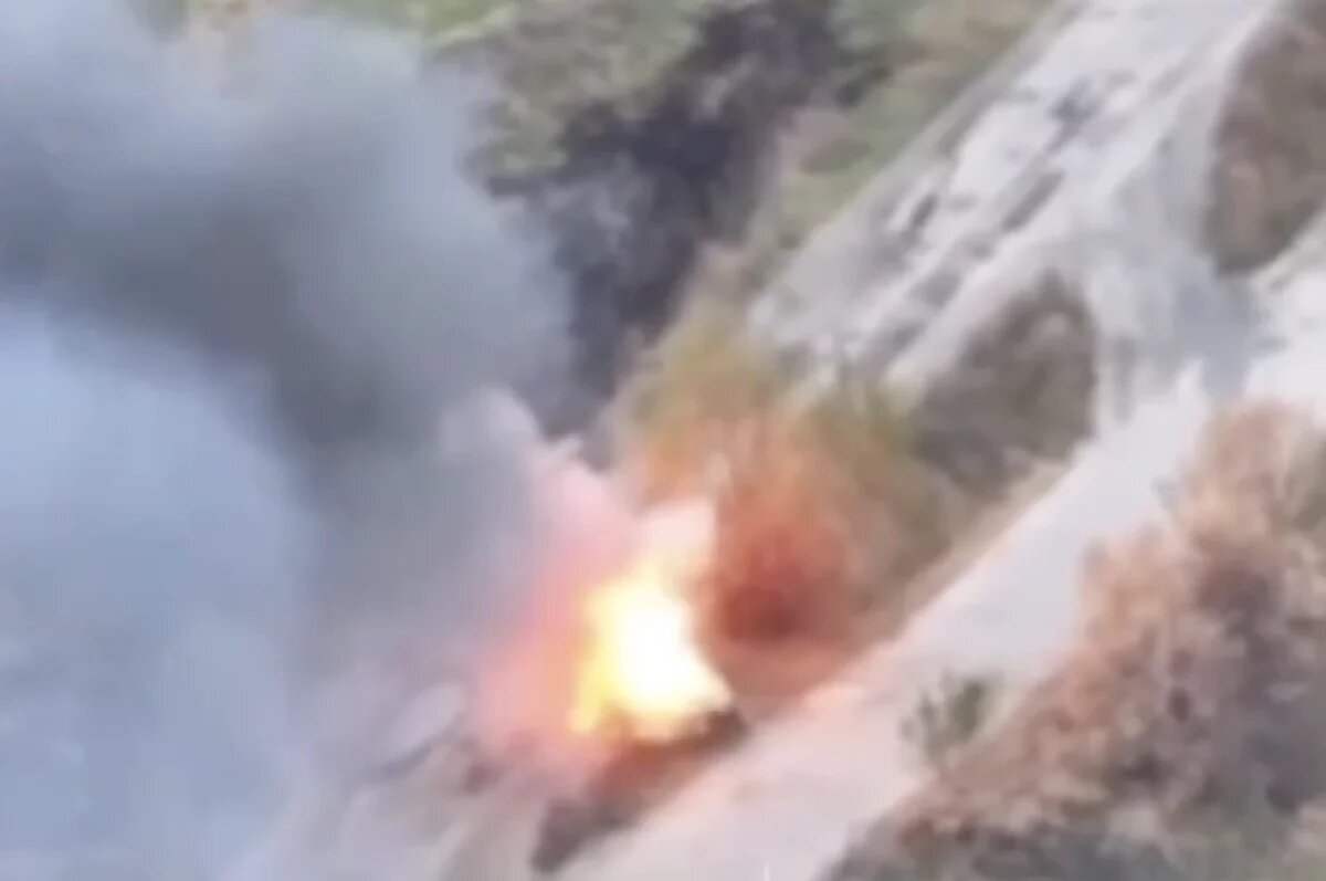    Российские бойцы сожгли редкую вражескую БМП-1ТС на купянском направлении