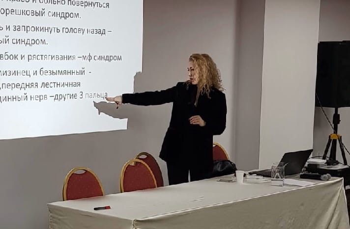 Анна на форуме для фитнес-тренеров/ Фото: личная страница Анны в ВК