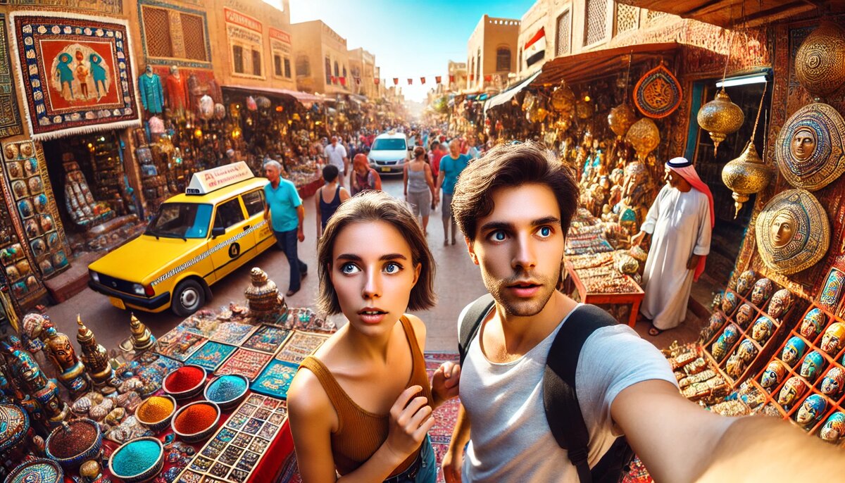 День на рынке Египта