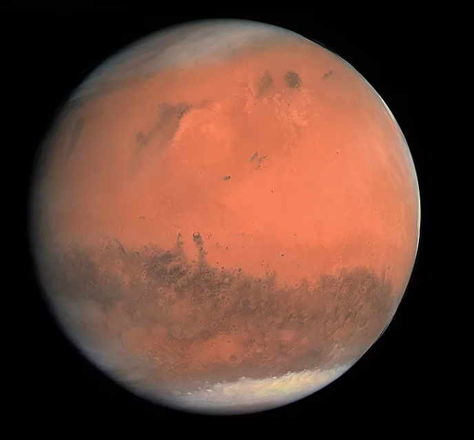 Фото: Марс. Источник: Европейское космическое агентство и Институт исследования Солнечной системы Общества Макса Планка