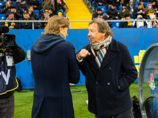    Валерий Карпин и Юрий Семин //Фото с сайта ФК Ростов