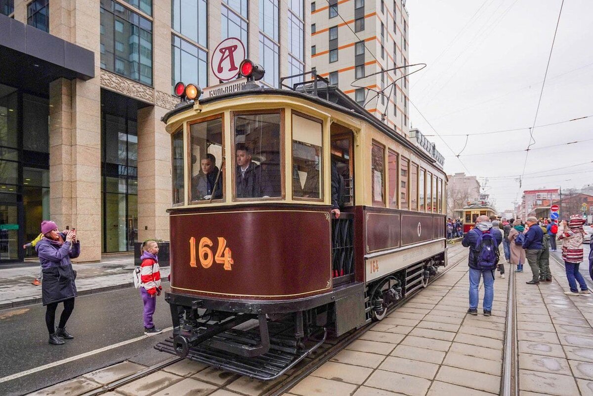    Трамвай "Аннушка" – почётный гость столичных парадов трамваев. Пресс-служба московского метрополитена