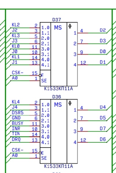 Часть схемы Скорпиона