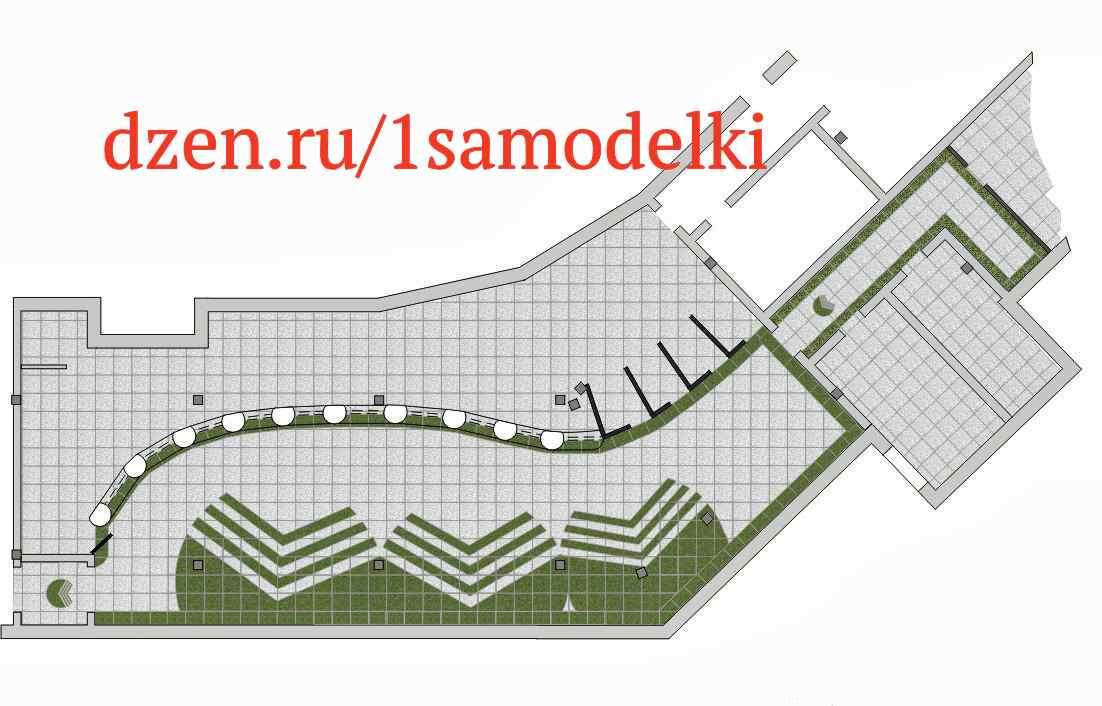 Дизайн укладки плитки пола в банке