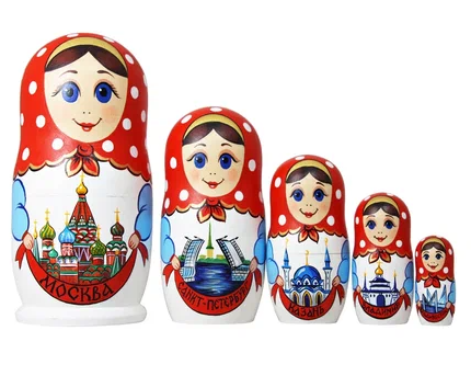 Фото матрёшек производства "Russian Ёлка"