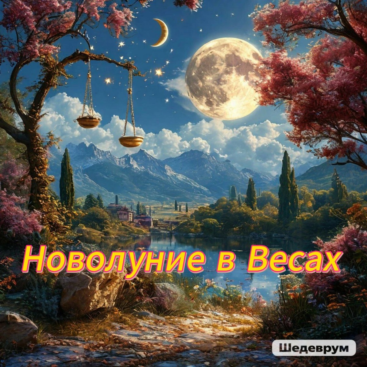 Новолуние в Весах: Время для Гармонии и Красоты 🌙✨ 
1 ноября 2024 года в 15:46 (по московскому времени) мы встретим Новолуние в созвездии Весов ♎. Этот момент знаменует начало нового лунного месяца, который будет наполнен темами красоты, эстетики и гармонии.

Новолуние в раши «Тула» (Весы) — это момент, когда небесные силы приезжают к нам с важной задачей: установить баланс, гармонию и красоту в нашей жизни. Этот лунный месяц — идеальное время для налаживания отношений, создания гармоничного имиджа, творчества и заботы о окружающем пространстве. Период хорошо подходит для косметического ремонта, путешествий и посещения красивых мест. 🌸

В течение этого месяца, возможно, нам придется активно отстаивать справедливость в семье и находить компромиссы между близкими. Весы относятся к качеству «раджас», которые наполнены жизненной энергией, поэтому важно иметь чёткое представление о том, что именно вы хотите улучшить в своей жизни, чтобы избежать суеты и путаницы. 🌀

Важно отметить, что сам день новолуния не подходит для больших начинаний; он лучше подходит для спокойных и размеренных действий. Этот момент можно сравнить с переходом: старое завершилось, но новое еще не проявилось. Таким образом, это время предоставляет уникальную возможность для внутреннего перерождения и самопознания.

‼ **Особое внимание!** Новолуние в Весах будет особенно значимо для восходящих и Лунных Весов, а также для тех, у кого в этом знаке находится много планет. Это время может стать ключевым в вашем жизненном пути. ✨

Как новолуние повлияет на разные знаки зодиака?

♈ **Овны**
В этот лунный месяц Овны могут ощутить изменения в личной жизни и деловых партнёрствах. Отличное время для открытия бизнеса, заключения контрактов и важного общения. Возможны новые знакомства для серьёзных отношений.

♉ **Тельцы**
Тельцы с лёгкостью справятся с текущими делами и смогут продемонстрировать свои навыки на работе. Успехи в судебных разбирательствах, окончание конфликтов, а также вопросы здоровья будут решаться удачно.

♊ **Близнецы**
Это прекрасное время для реализации новых проектов и инвестиций. Активация детских вопросов и обучение принесут новые романтические отношения.

♋ **Раки**
Ракам стоит сосредоточиться на семейных вопросах и обустройстве дома. Удачные сделки с недвижимостью и больше общения с матерью.

♌ **Львы**
Львы могут активно путешествовать, заводить полезные контакты и принимать важные решения. Возможны деловые вопросы, связанные с младшими родственниками.

♍ **Девы**
Девы почувствуют перемены в финансах и могут открыть новые источники дохода. Семейные вопросы будут решаться успешно.

♎ **Весы**
Как главные герои этого периода, Весы получат множество возможностей для реализации личных желаний и перемен в образе жизни. Новые знакомства и сотрудничество могут стать значительными.

♏ **Скорпионы**
Скорпионы могут завершить важные проекты и больше сосредоточиться на здоровье. Это время для глубоких размышлений и философских вопросов.

♐ **Стрельцы**
Стрельцы имеют шанс на исполнение желаний и получение прибыли. В этом месяце также возможно расширение круга друзей и единомышленников.

♑ **Козероги**
Для Козерогов это время перемен на работе, возможного роста и появления новых финансовых возможностей. Успешное решение вопросов с руководством.

♒ **Водолеи**
Водолеи могут погрузиться в новые образовательные программы и отправиться за границу. Важно активно решать вопросы с документами.

♓ **Рыбы**
Рыбы могут начать изучать психологию и астрологию, а также заниматься оформлением страховок и наследств, что откроет новые горизонты.

Итоги

Желаю вам только самых светлых и позитивных перемен в этот волнующий период! ❤
Если вас интересует, как новолуние повлияет на вашу жизнь, записывайтесь ко мне на консультацию, ставьте лайк и делитесь этой статьей!

#новолуние #Весы #астрология #гармония #перемены #недвижимость #финансы #любовь #консультации #астрологическаяконсультация
