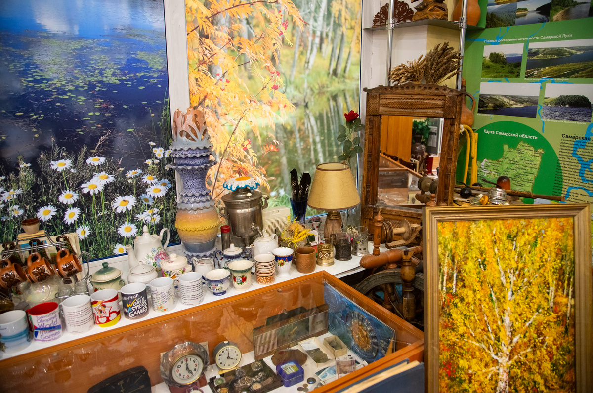 Часть музея, посвящённая истории Ставрополя (на Волге)