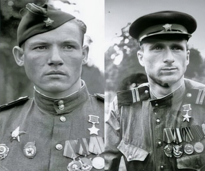 сержант Михаил Егоров и младший сержант Мелитон Кантария. Источник - https://dzen.ru/a/ZgNwitcyeGAFBbkf