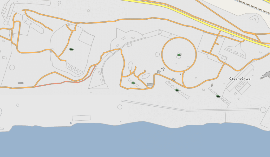 План форта ИНО из Викимапии