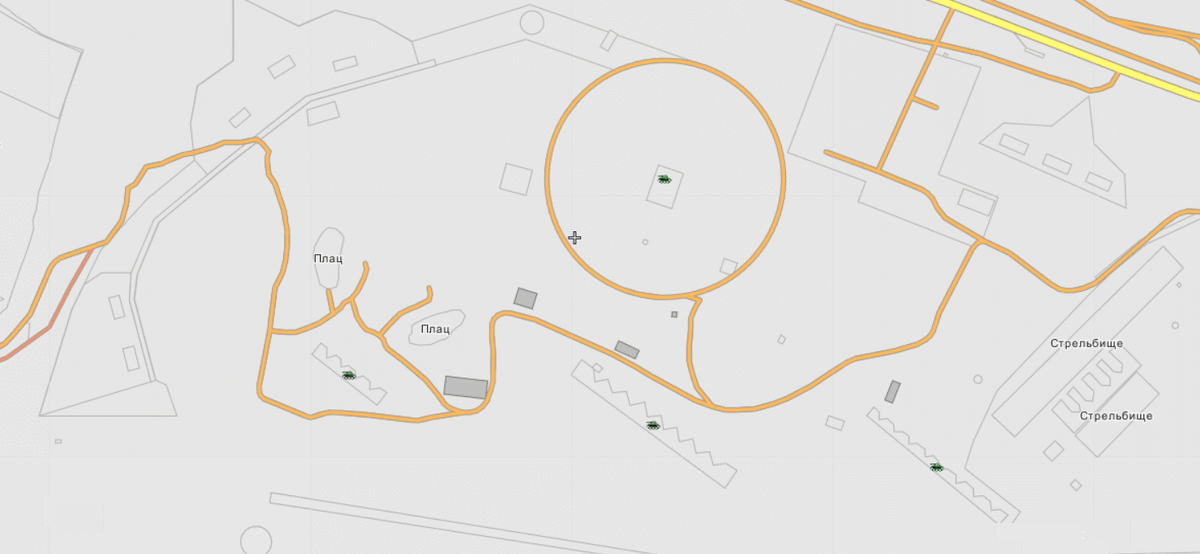 План форта ИНО из Викимапии