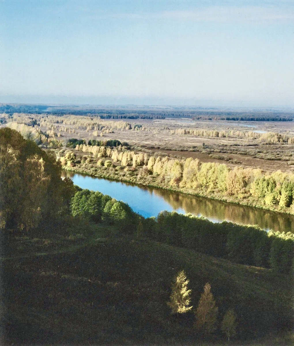 Владимирская область, г.Гороховец, Лысая гора, река Клязьма. Пленка Kodak Portra160.