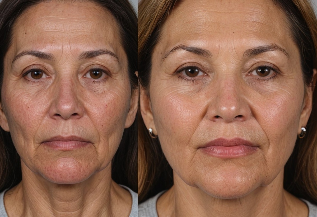 Деформационный тип старения лица