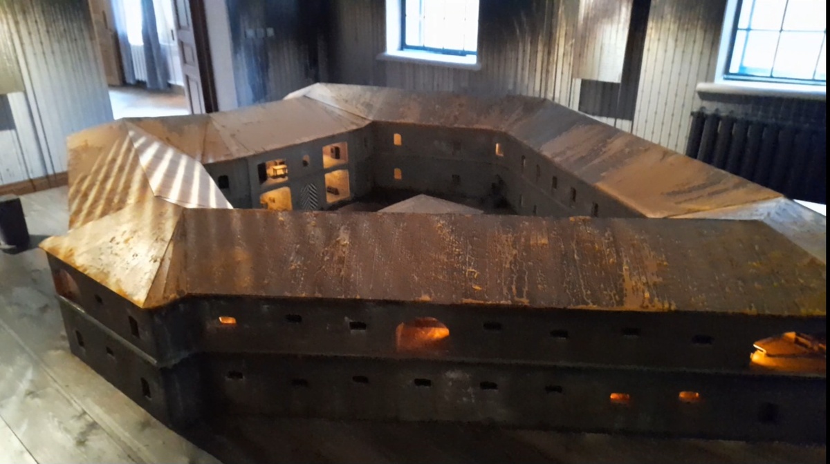 Макет тюрьмы Трубецкого бастиона