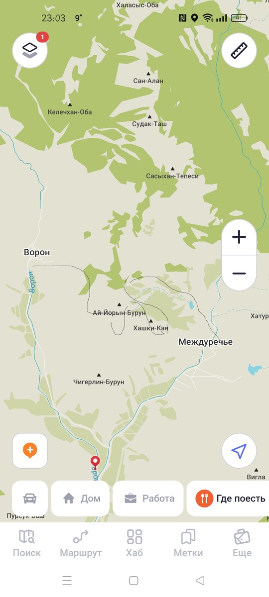 Примерный маршрут 