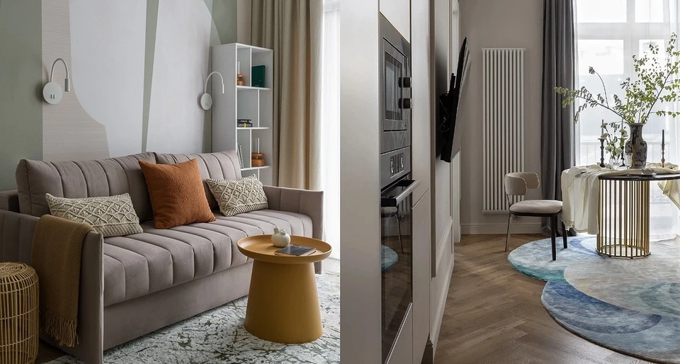 Слева проект Елизаветы Ткачевой. Справа проект Дениса и Олеси Тарасенко 
