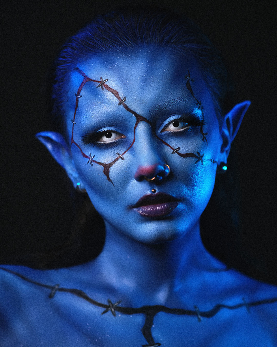 Мне кажется, получилось очень необычно, не видела ни у кого таких образов. 