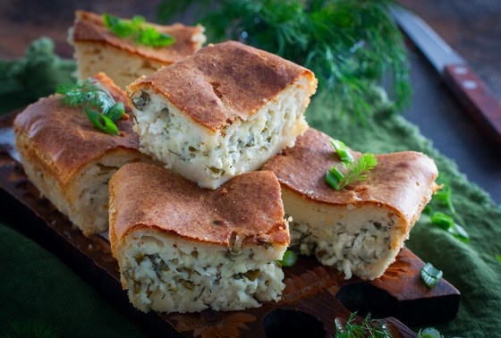    Заливной пирог