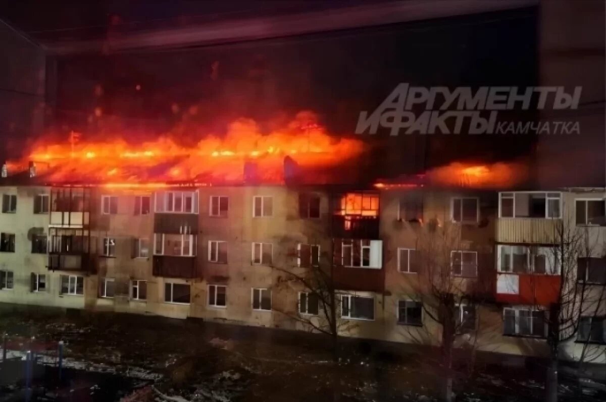    На Камчатке назвали предварительные причины пожара в жилом доме в Сосновке