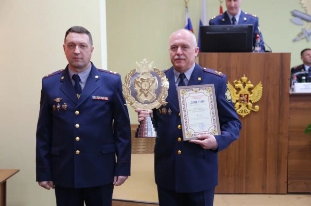    Награждение коллектива СИЗО-1 за первое место среди отделов охраны. Фото: УФСИН РФ по Омской области