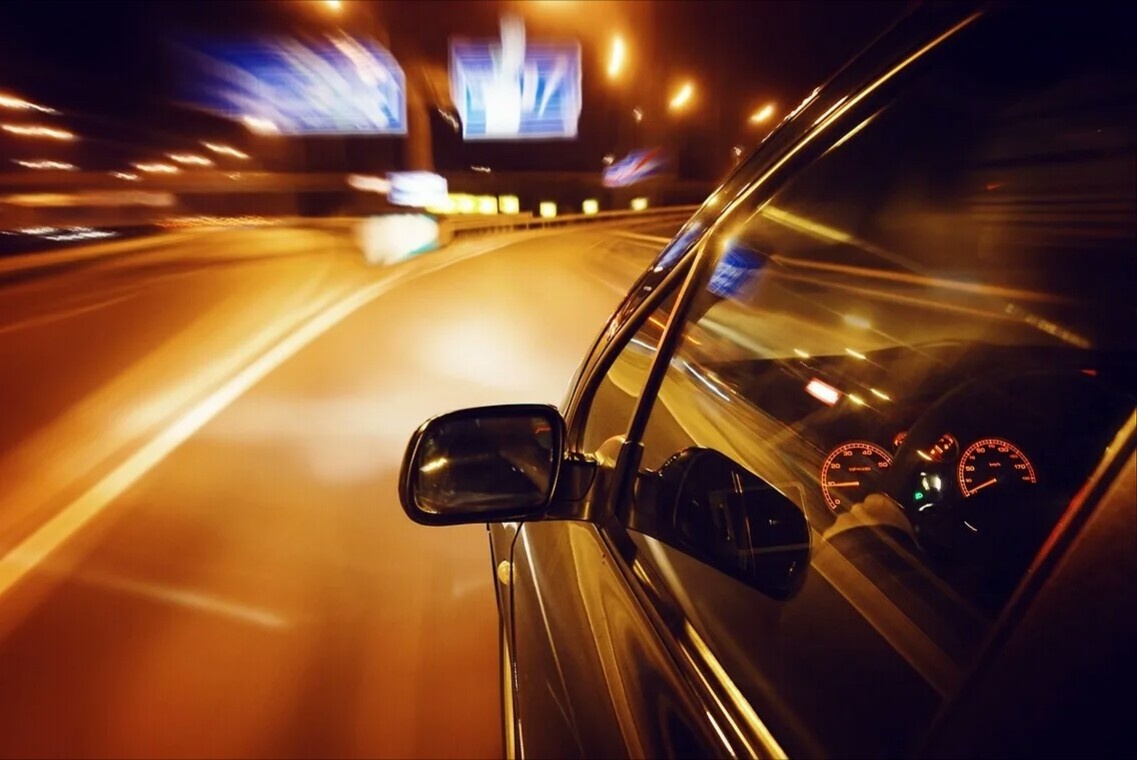 Ночной город.