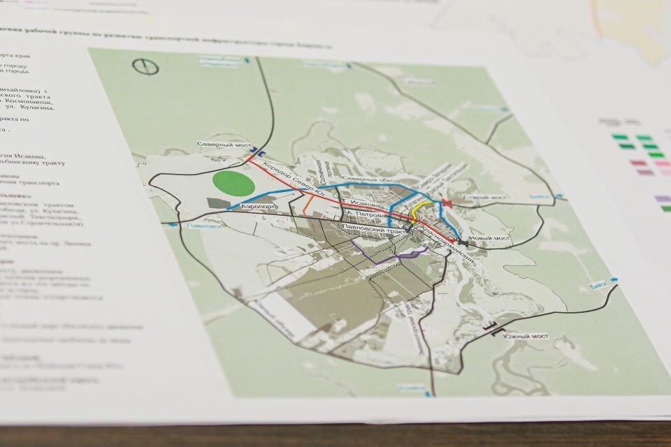    Схема предложений пол улучшению транспортной ситуации в Барнауле. Источник: Виталий Барабаш