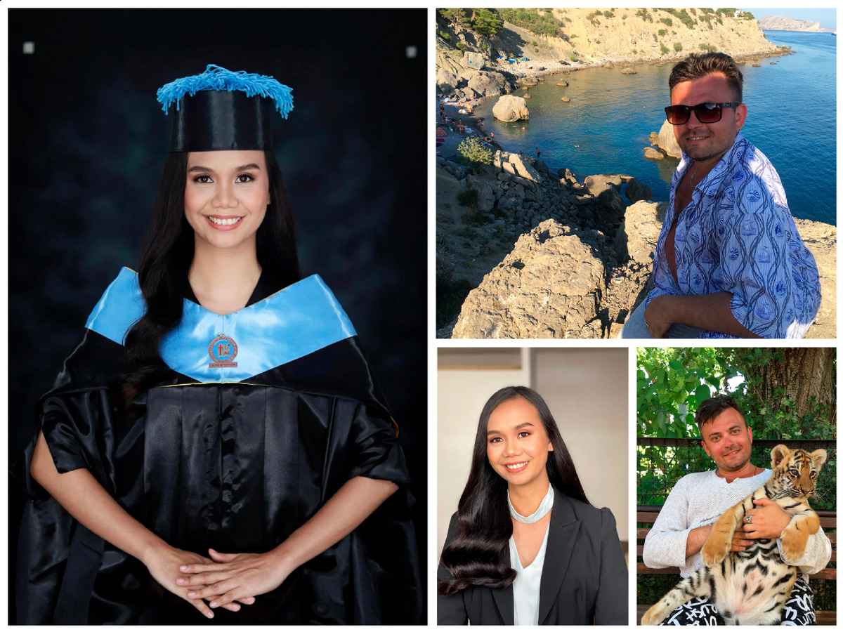 Наши первые фотографии, которые мы послали друг другу.