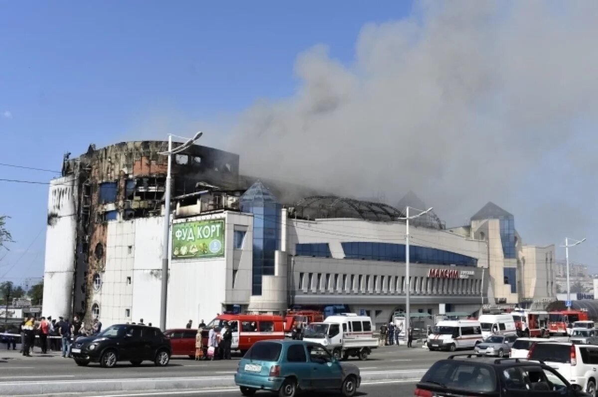    Во Владивостоке вместо сгоревшего ТЦ «Максим» хотят построть два комплекса