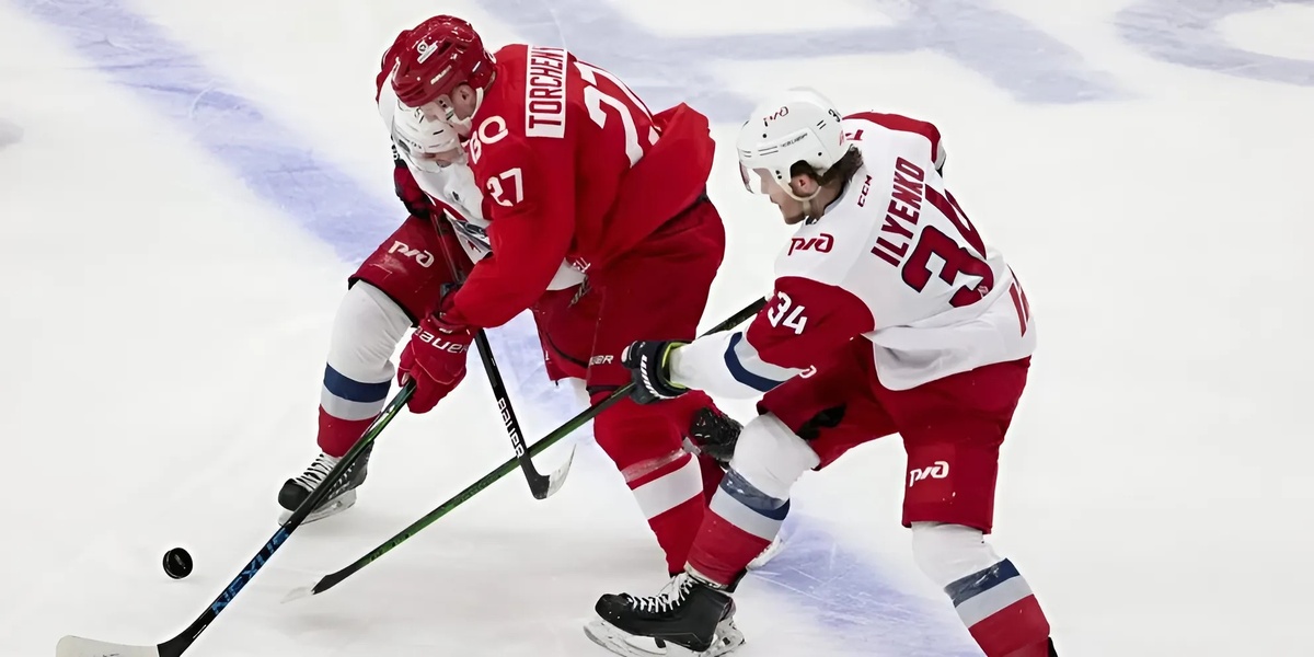 Матч КХЛ Спартак - Локомотив