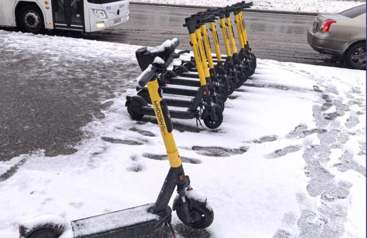    Электросамокаты в Югре ушли на зимовку