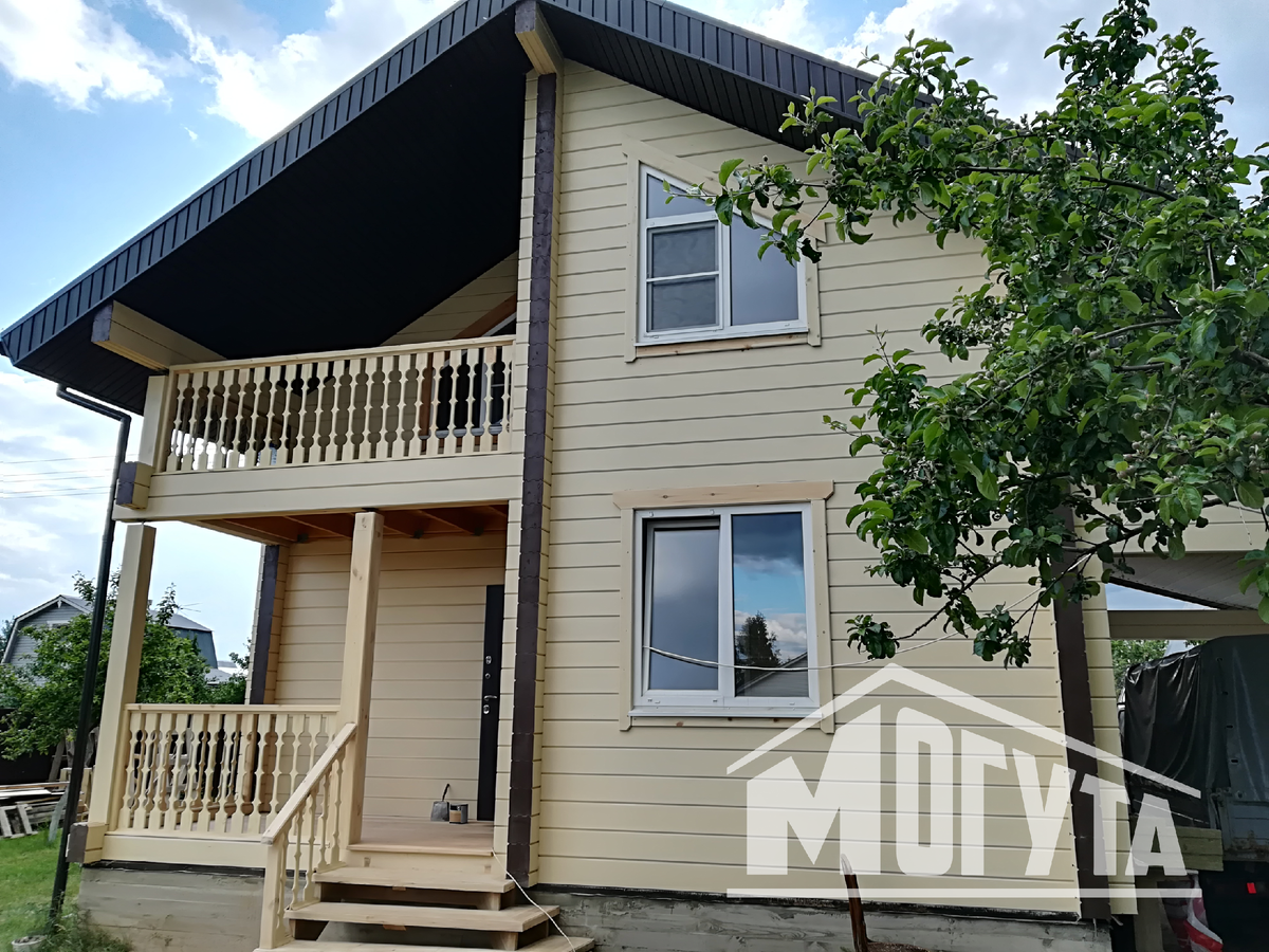 Дачный дом из бруса проект