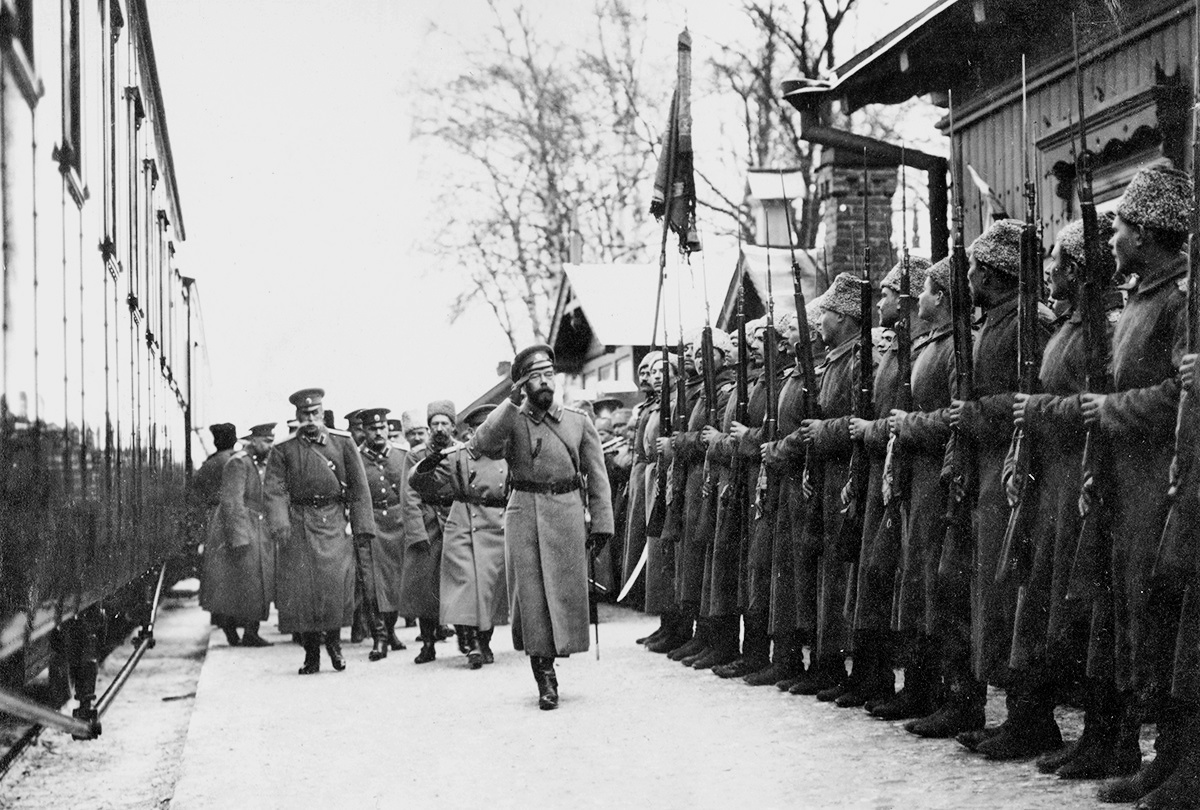 Император на фронте. 1916 год. Фото из открытых источников.