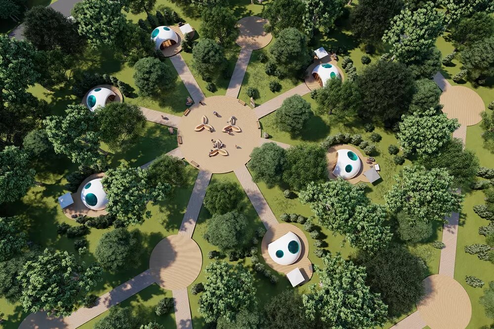    Дизайн-проект глэмпинга Антона Беспалова и Валерии Гордюшкиной