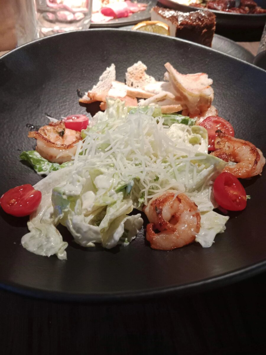 Цезарь с креветками