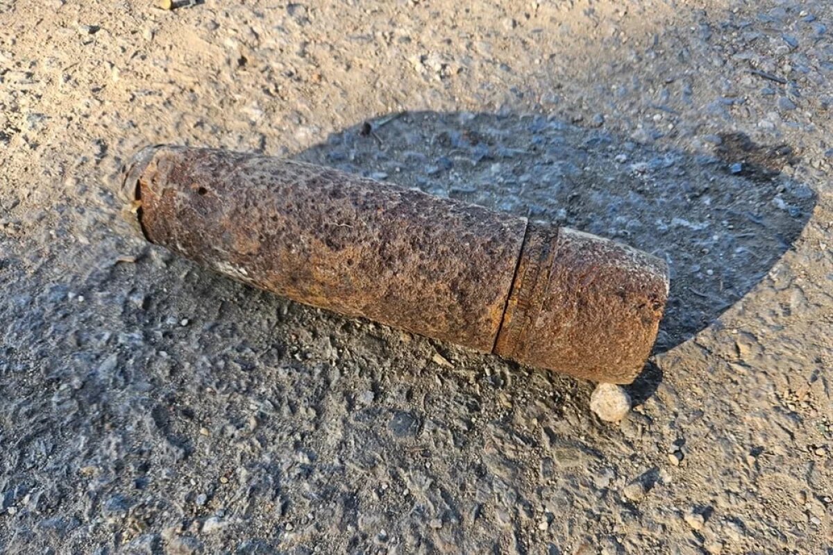    В канаве на окраине Краснодара мужчина нашел неразорвавшийся боеприпас