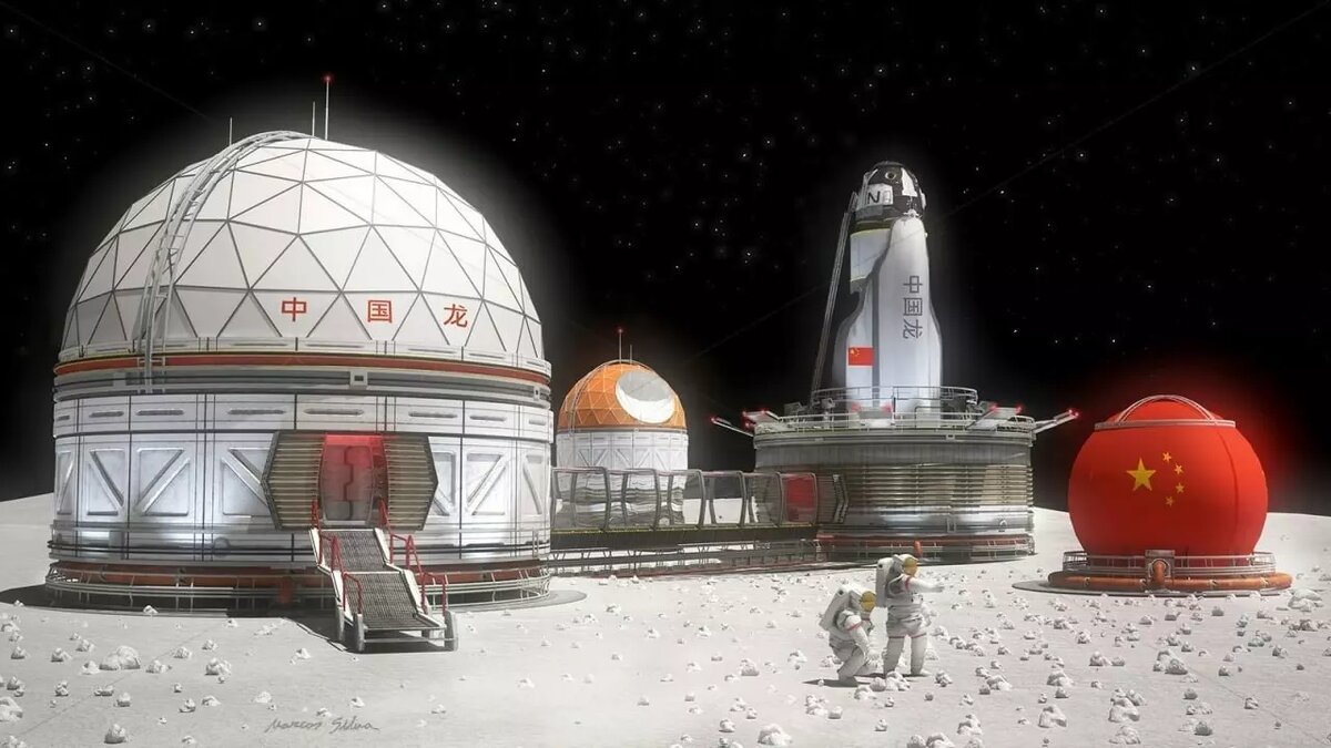 Китайцы планируют высадиться на Луну к 2030 году. Источник: vk.com