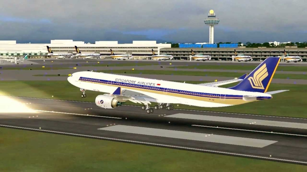 Фото: А340 Singapore Airlines