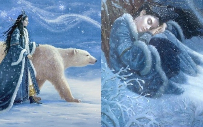Снегурочка — воплощение северной красоты. Фото с Яндекс картинки