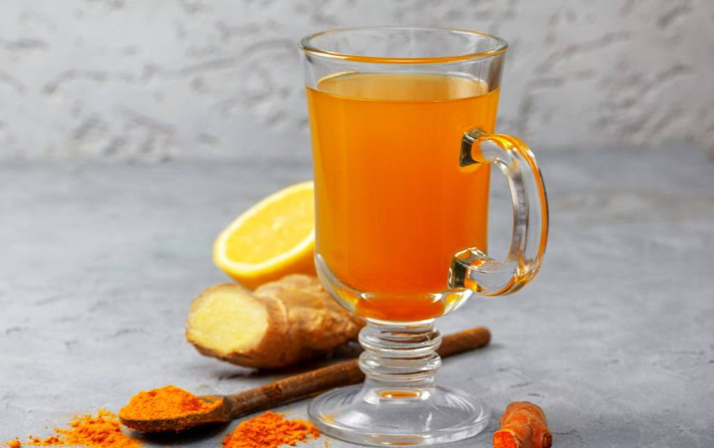 Имбирный чай с куркумой 