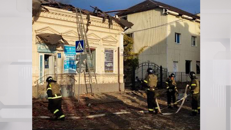    Последствия атаки дрона ВСУ на порт Бердянска. Telegram/Официальный Telegram-канал Губернатора Запорожской области/BalitskyEV