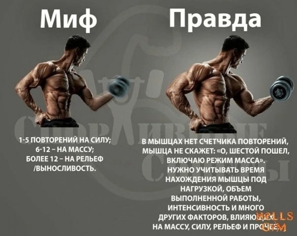 Мне интересно почему в спортивных залах до сих пор думают именно так