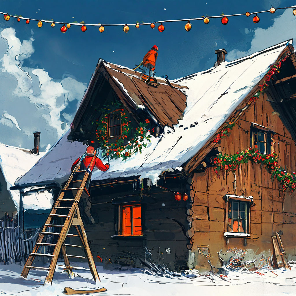 С помощью магнитных крючков можно закрепить гирлянды и украшения.