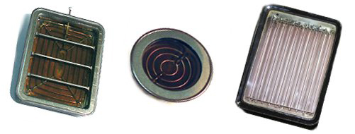 Рис.2. Торцевые слюдяные счетчики Гейгера-Мюллера.