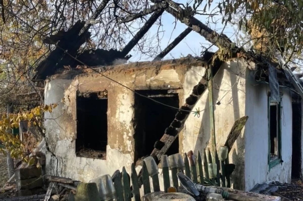    В Ростовской области 69-летний мужчина погиб во время пожара