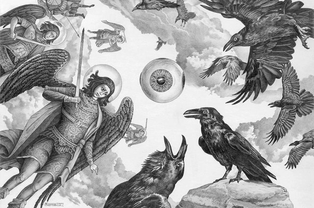    «Всевидящее око». Фото: Личный архив/ Картина Александра Карпова